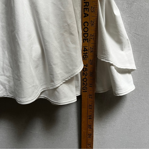 Lululemon Court Crush Dress White Sleeveless Tennis Skirt Skort Dress Sz 8/M - Picture 11 of 15
